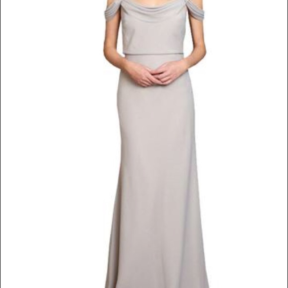 Jenny Yoo Sabine bridesmaid dress in Alpine grey